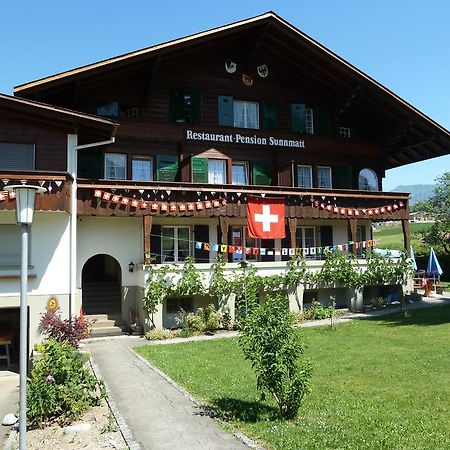 Hotel Restaurant Sunnmatt Aeschi Bei Spiez Dış mekan fotoğraf