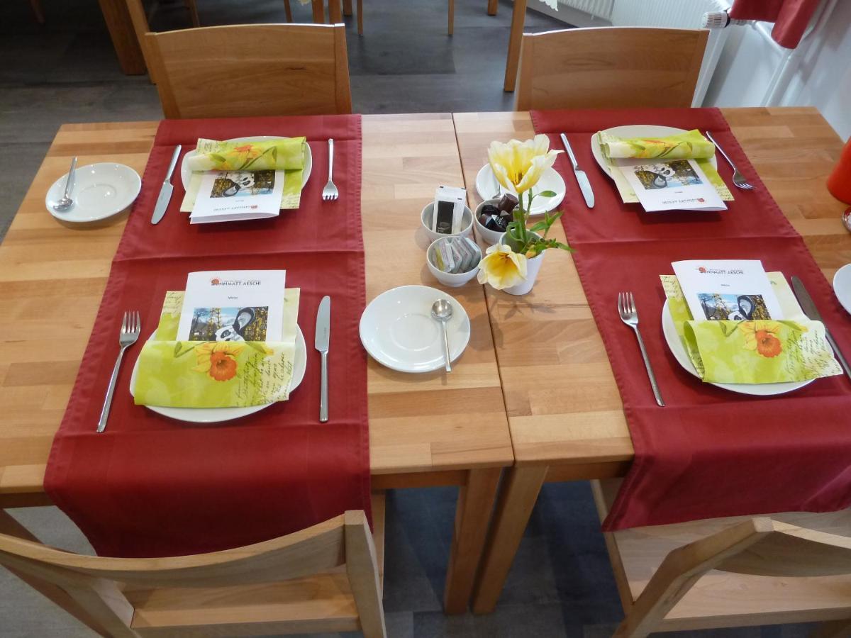 Hotel Restaurant Sunnmatt Aeschi Bei Spiez Dış mekan fotoğraf