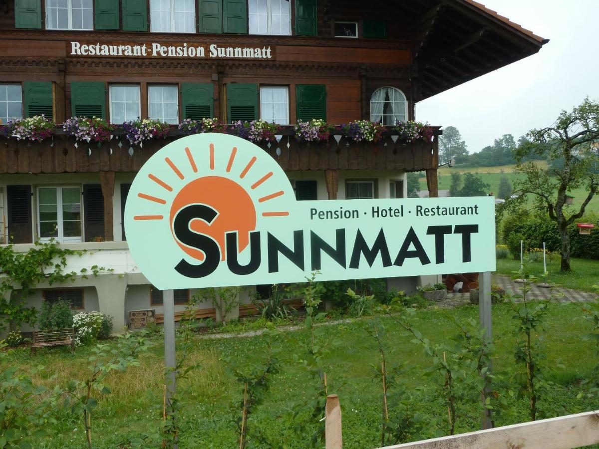 Hotel Restaurant Sunnmatt Aeschi Bei Spiez Dış mekan fotoğraf