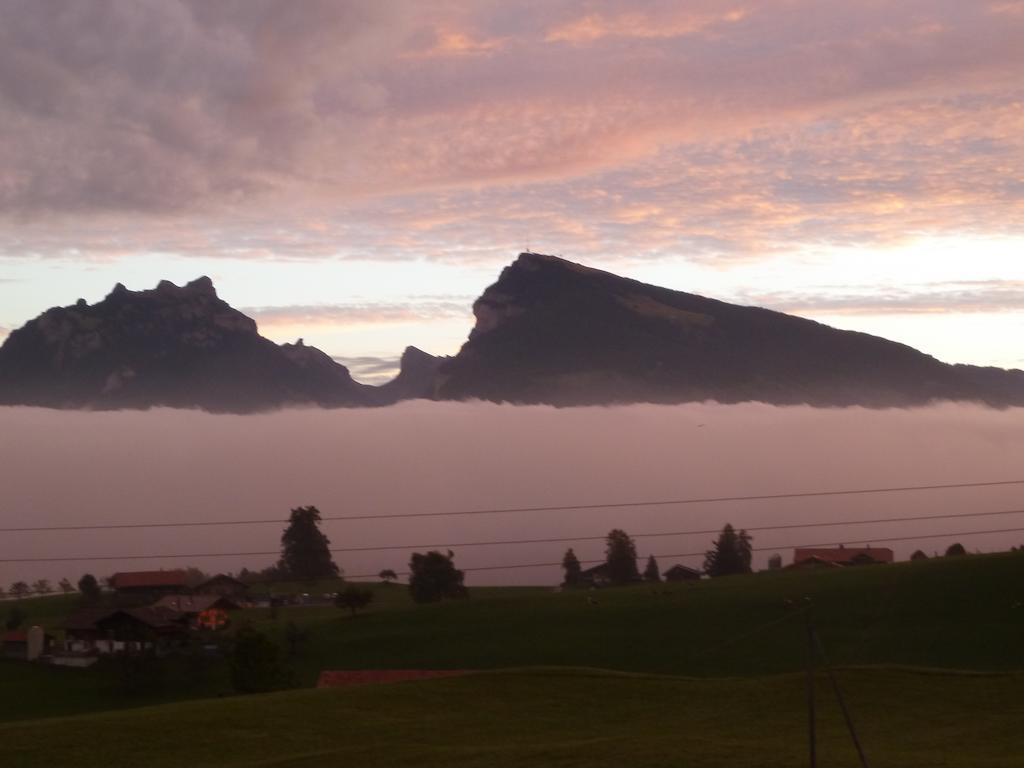 Hotel Restaurant Sunnmatt Aeschi Bei Spiez Dış mekan fotoğraf