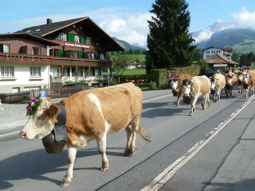 Hotel Restaurant Sunnmatt Aeschi Bei Spiez Dış mekan fotoğraf