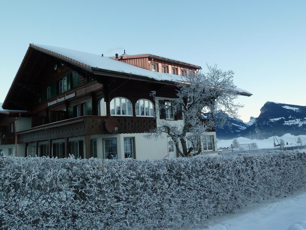 Hotel Restaurant Sunnmatt Aeschi Bei Spiez Dış mekan fotoğraf
