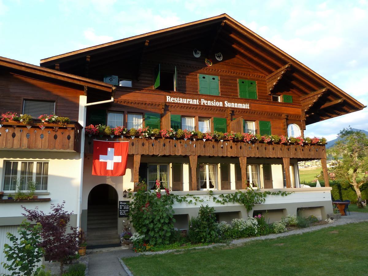 Hotel Restaurant Sunnmatt Aeschi Bei Spiez Dış mekan fotoğraf